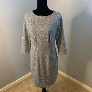 Gray and White Herringbone Pattern